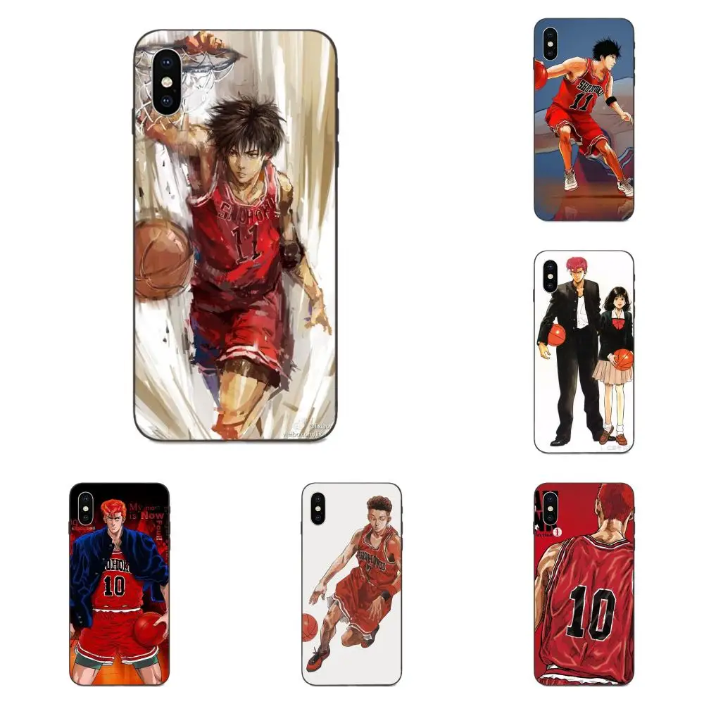 Аниме Slam Dunk ТПУ печать телефон для Apple iPhone X XS Max XR 4 4S 5 5S SE 6 6S 7 8 Plus | Мобильные