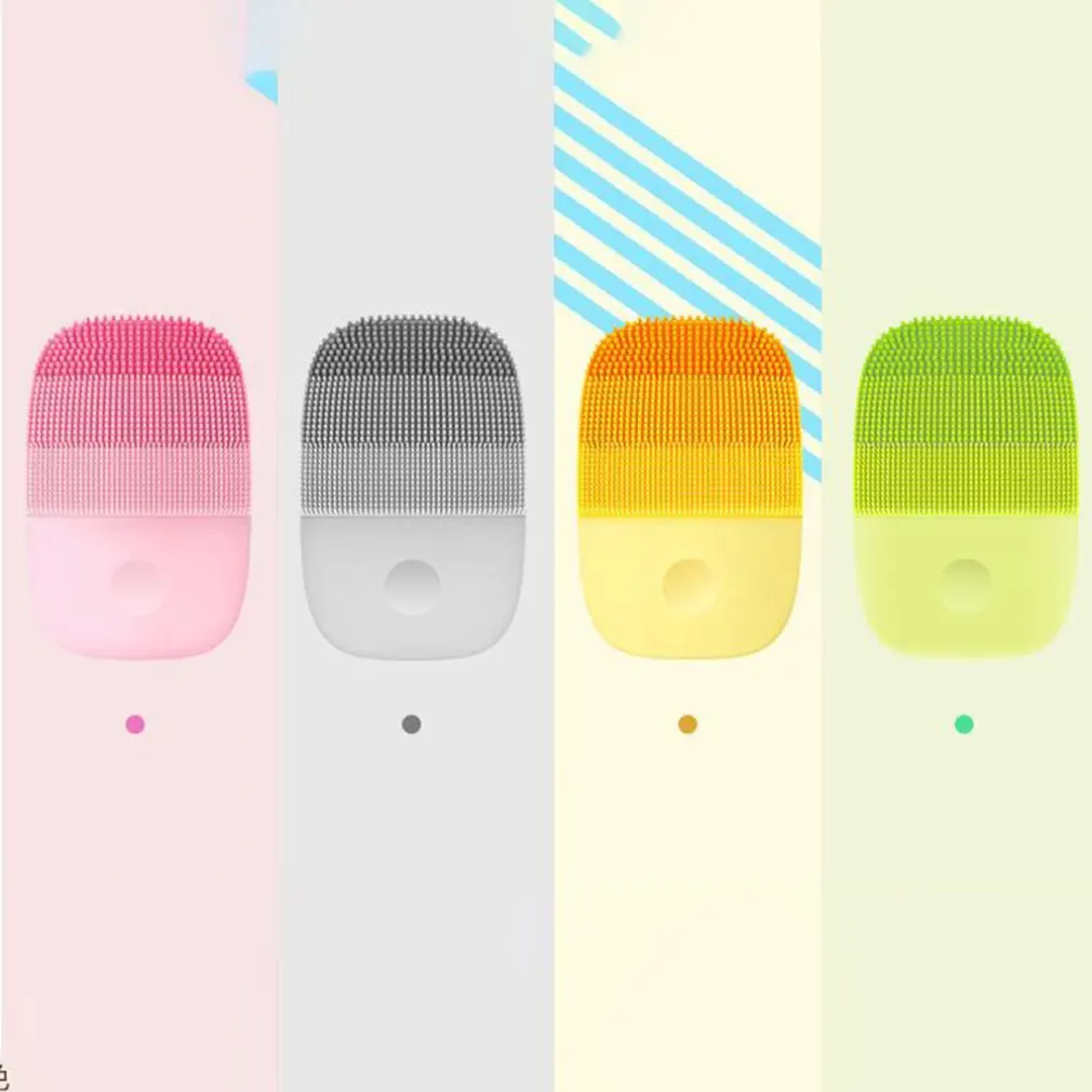Sonic Cleansing Instrument Ultrasonic Vibration Silicone Electric Washing Brush Pore Beauty Cleaning Artifact 3