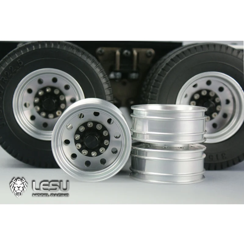 

LESU Metal Rear Dual Wheel Hub for TAMIYA 1/14 RC Trailer Tractor Truck DIY Dumper Model