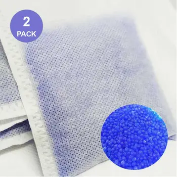 

50g per PC Waterproof packaging Silica Gel Beads Moisture Absorber Reusable color change Desiccant Damp Absorber-2Packs