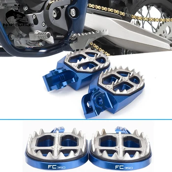 

For Husqvarna FC350 FC 350 2014-2015 Wide Foot Pegs Pedals Rest Footpegs Motorcycle Wide Fat Footpegs Footrests Foot Pegs