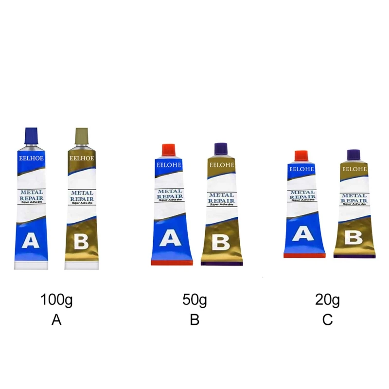Промышленные термостойкие холодные сварные металлические ремонтные пасты A& B клей гель сильный длительный для металлов нескольких поверхностей
