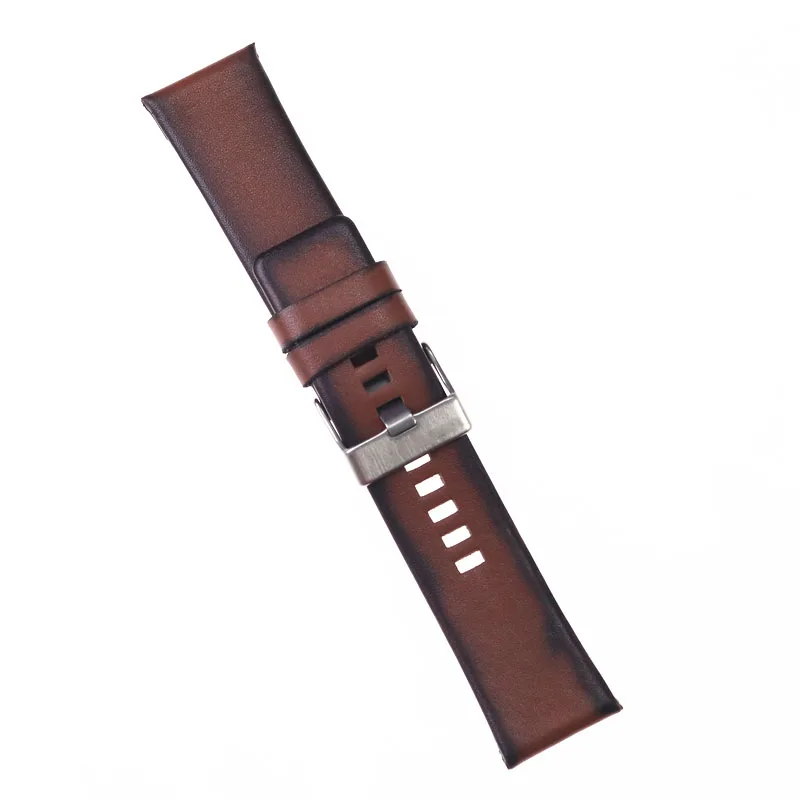 26 мм высококачественный кожаный ремешок для дизельных часов Ремешок Браслет с пряжкой Коричневая Кожаная цепочка