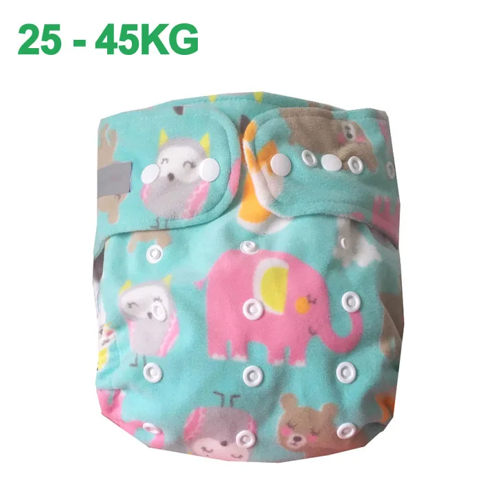 Pañal de paño Reusable para niños mayores, Tamaño XL, cubierta lavable para bebé, pañales de bolsillo ajustables, 25-45KG