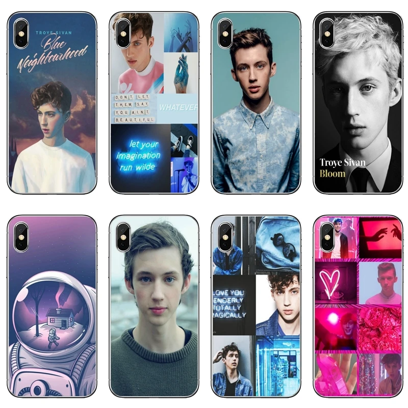 Трой Сиван голубой район trxye для iPhone XR X XS Max 8 7 6s 6 plus SE 5s 5c 5 iPod Touch аксессуары чехол