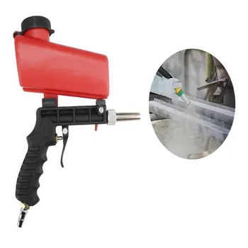 

Spray Gun Portable Gravity Sandblasting Gun Pneumatic Adjustable Set Small Machine