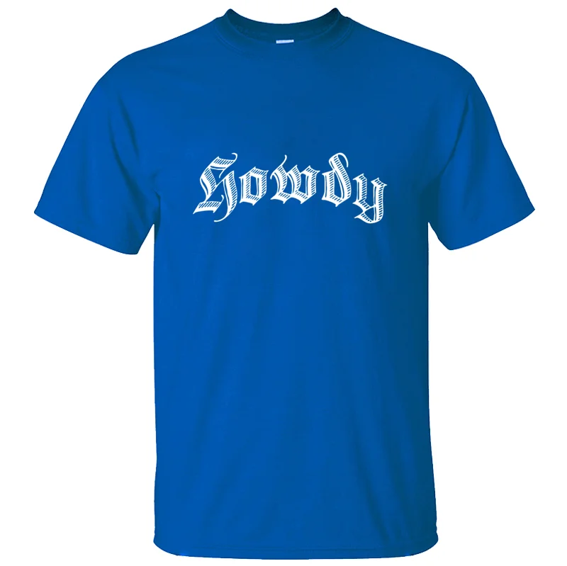 Забавная дышащая футболка Howdy из хлопка, армейский зеленый цвет, евро Размер, S-5xl, Kawaii, Мужская футболка, повседневная, не мнется, футболка