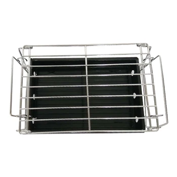 

Barbecue Grill Portable Lightweight Simple Charcoal Grill Foldable Premium BBQ Grill for Outdoor Campers