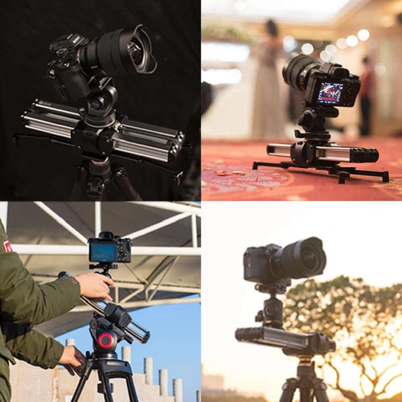  Professional Micro-2 Smartphone Camera Video Slider Macro Travel Track Slider Dolly Track for Dslr/