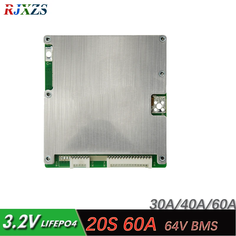 20S 60A версия D LiFePO4 BMS/PCM/PCB батарея Защитная плата для 20 упаковок 18650 w/баланс