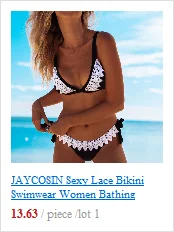 JAYCOSIN women swimwear Simple Leaf Print Bikini Beach Bathing Sports Sexy Thin Tube Top Fashion Bikini Swimsuit Hot Sale White