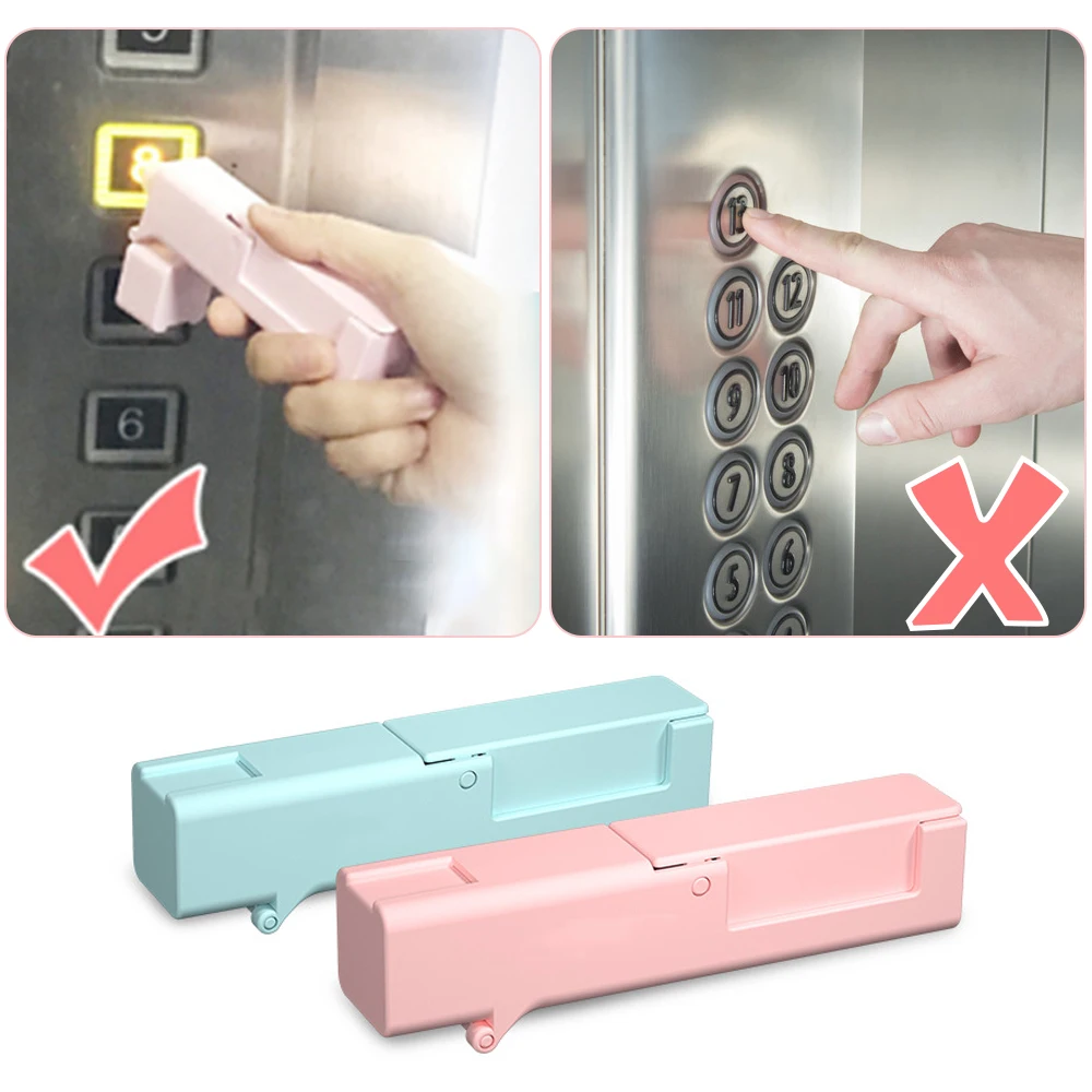 Portable Press Hand Stick Door Handle Self-sterilizing And Preventing Secondary Contact Tools Protective Equipment 1pc | Инструменты