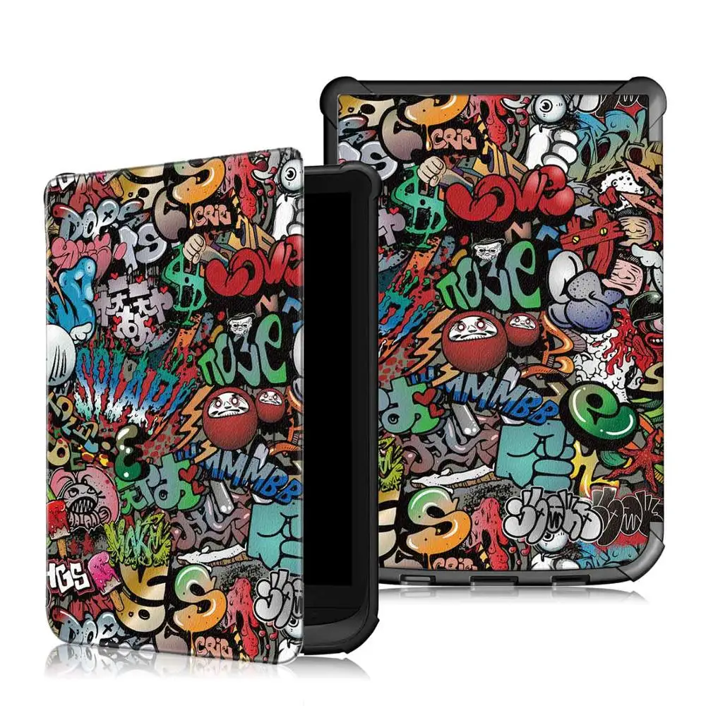 PKB627-TPU-TY Чехол для Pocketbook 627 616 632 тонкий магнитный чехол для электронной книги Pocketbook Touch Lux 4/Touch HD 3/Basic Lux 2 Чехол - Цвет: PKB627-TPU-TY