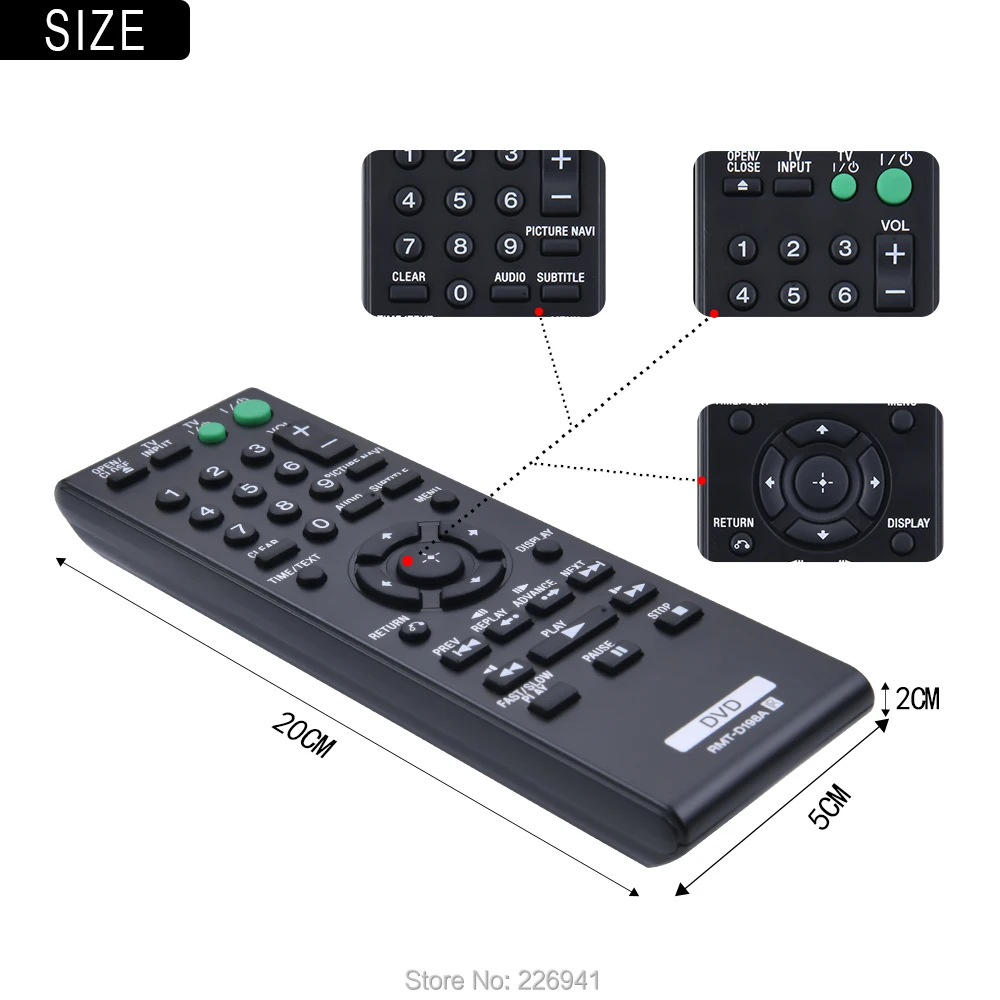 Comandament Per SONY RM-SD70 (147511511