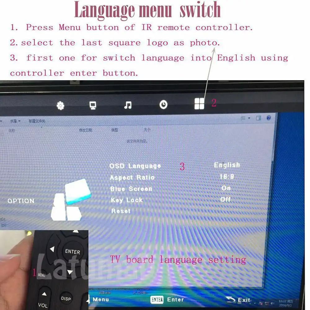 LCD LED Converter Driver board Monitor Kit for LM230WF5-TLF2 HDMI+DVI+VGA