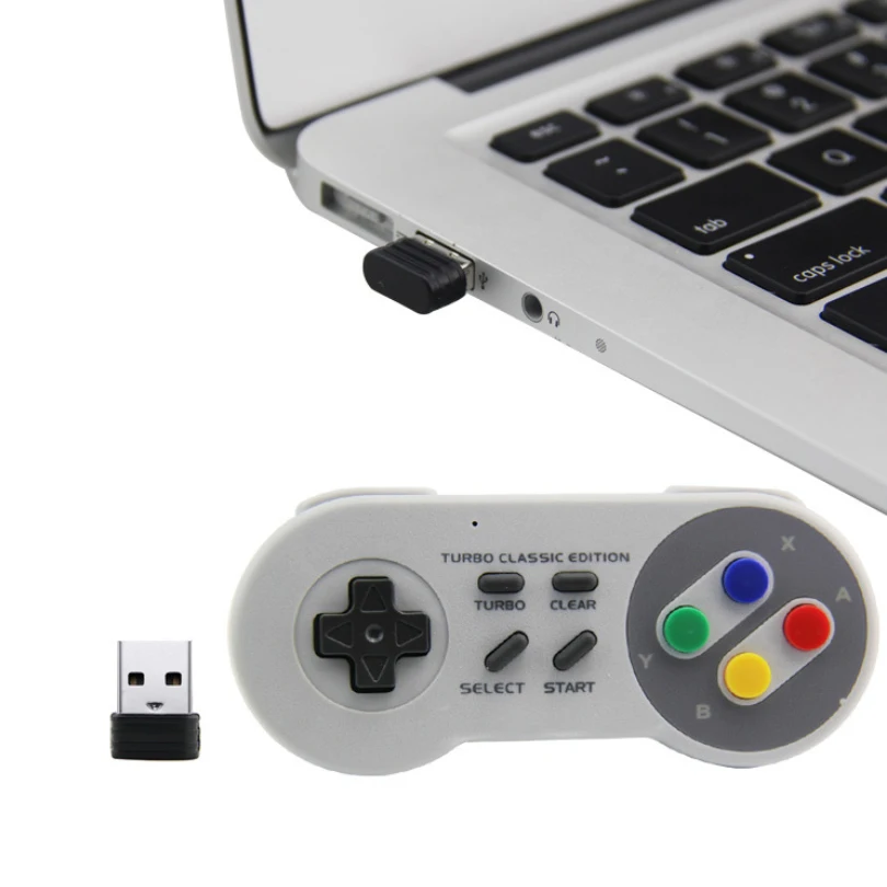 Мини-Игровой Контроллер MiniSNES 2,4G SNESClassic Super host 2,4G для NES/SNES/wii с Bluetooth адаптером джойстика