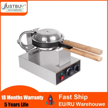 

Commercial Electric egg bubble waffle maker machine hong kong eggettes bubble puff cake iron maker cake oven
