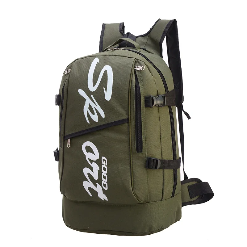 

New Style Backpack Shoulder Casual Outdoor Mountain Climbing Rides Luggage Large-Volume Wear-Resistant Students File Backpack