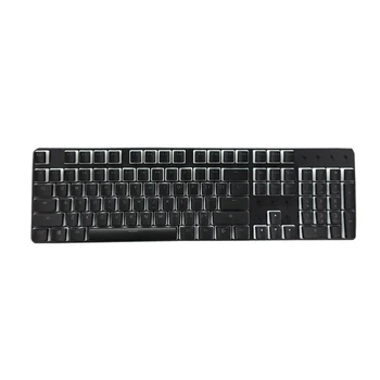 

104 Key Computer Translucent Decorative Home Keycap Oil Proof Two-tone PBT Backlight Accessory Removal Office Double-Skin Milk
