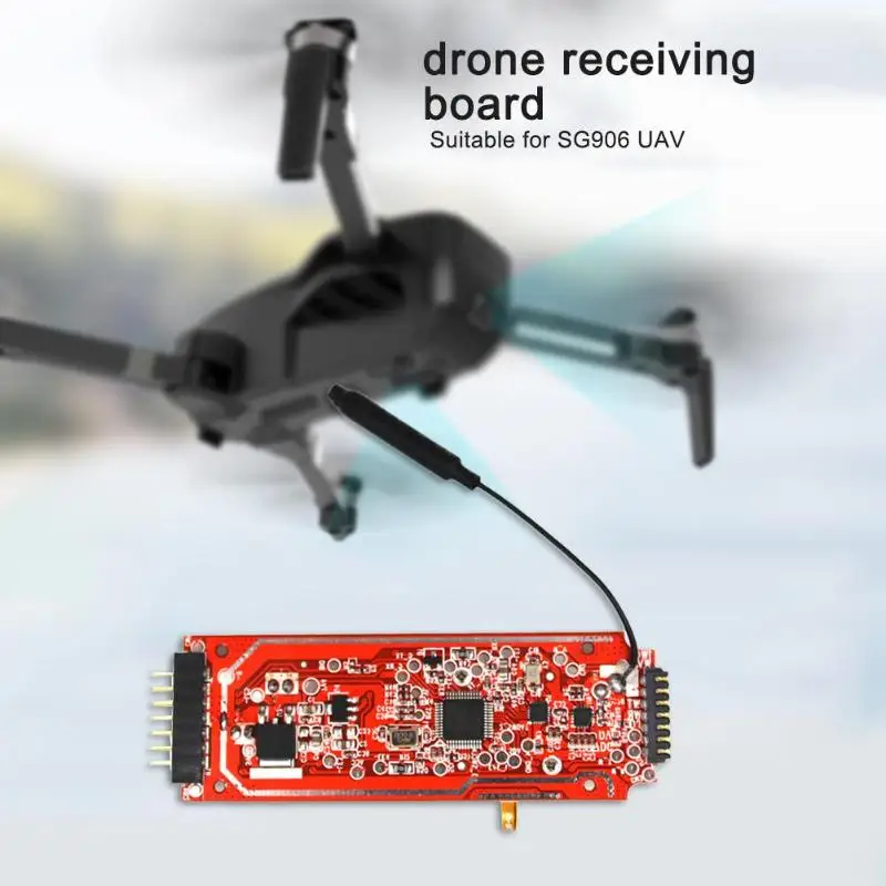 Модуль платы приемника Сменные аксессуары для SG906 RC Дрон Квадрокоптер красный ABS для замены платы приемника SG906 RC