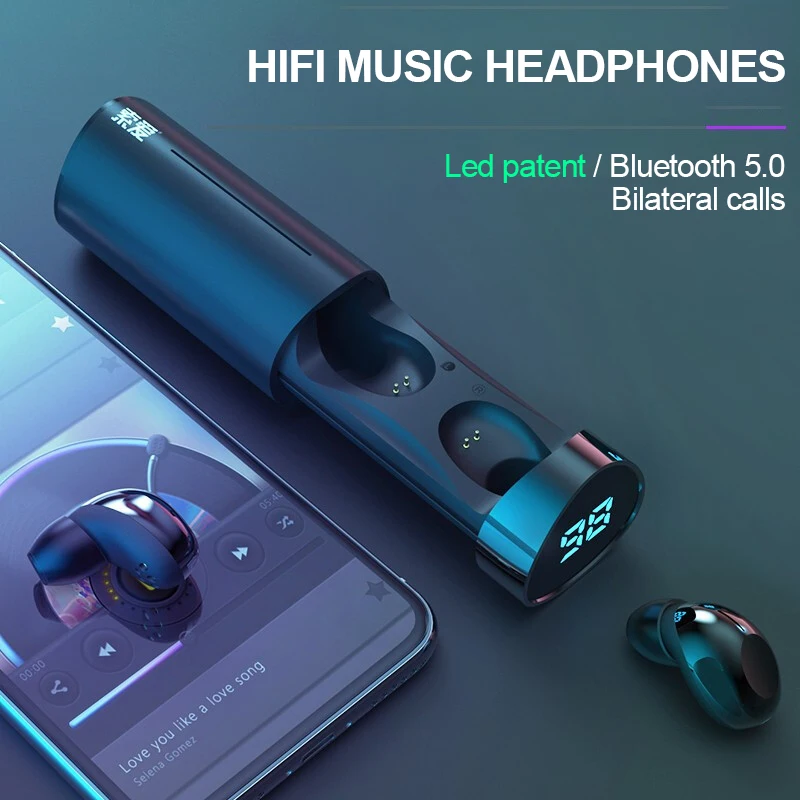 SOAIY F3 5,0 Bluetooth игровая гарнитура Siri Smart AL Assistant наушники стильные настоящие беспроводные наушники со встроенным микрофоном