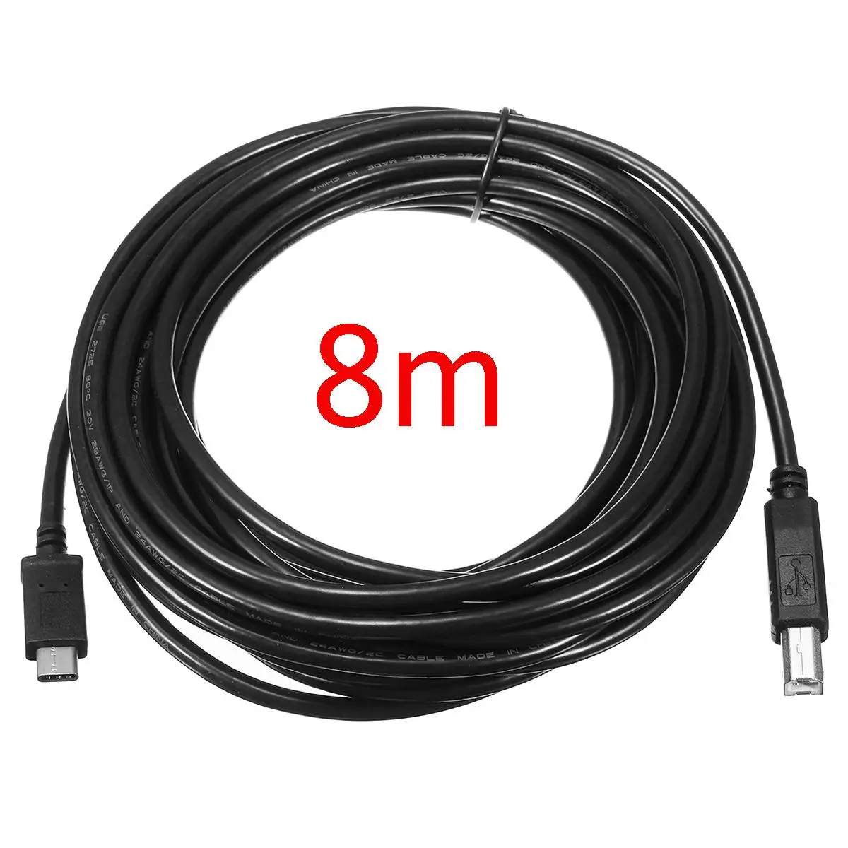 USB 3,1 B Тип Мужской кабель для передачи данных кабель для принтера 8m Тип C Мужской Разъем для камеры общий принтер USB принтер