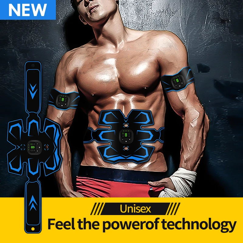 

2019 Newest Muscle Stimulator Belt Abdominal Muscle Trainer Waist Muscle Exerciser Belt AB Muscle Trainer Belt for Men/Women