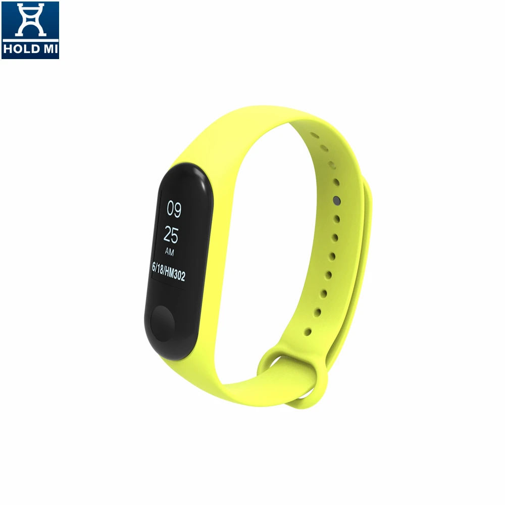 Отличный силиконовый ремешок HOLD mi сменный Браслет для Xiaomi band 4 аксессуары умных