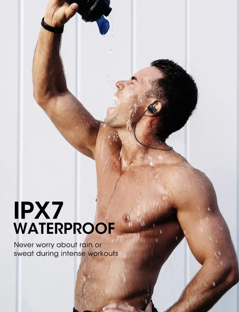 Upgraded Mpow D7 Bluetooth 5.0 Earphones Wireless Headphones IPX7 Waterproof Sport Earbuds With Mic HD Stereo Sound For Running (4)