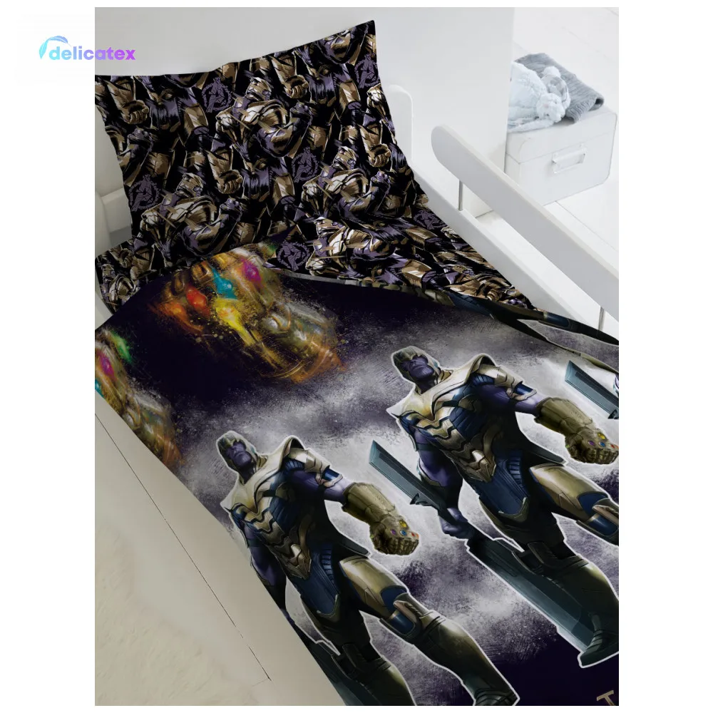 КПБ Delicatex1.5 хлопок Мстители Neon(70х70) рис. 16156-1/16157-1 Танос