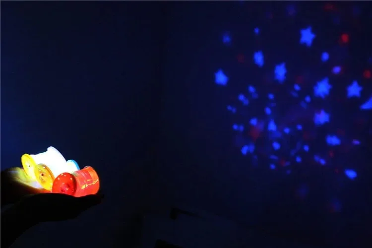 Детская светящаяся игрушка Радужное кольцо проекционная Вспышка 3D Весна волшебный цикл стойло горячая Распродажа Игрушки Подарочная партия