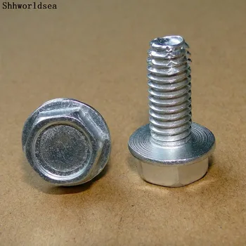 

Shhworldsea 100pcs Blue Zinc Hexagon Bolt Fastener Retainer Clips Metal