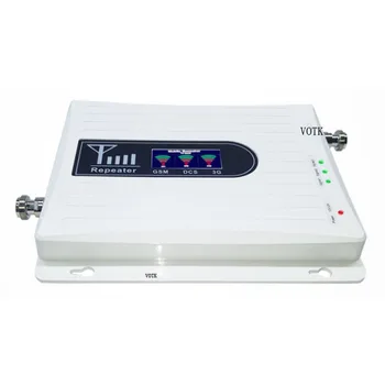 

Tri Band signal Repeater cell phone 2G 3G 4G NETwork Booster 90018002100 communication signal amplifier