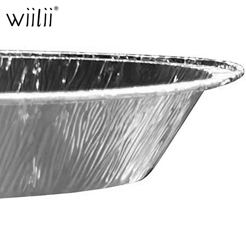 Wiilii 12 шт. круглая алюминиевая фольга для пирога жарки выпечки приготовления пищи