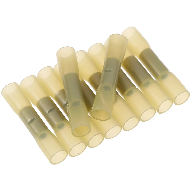 10PCS Hot New Heat Shrink Butt Wire Connectors Insulated Waterproof Terminals