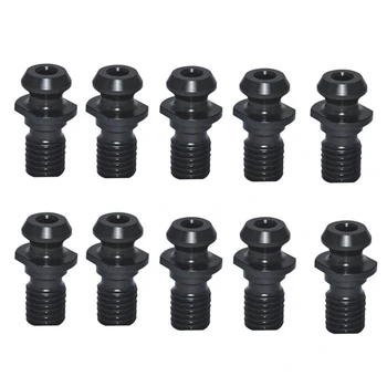 

10Pcs CAT40 45 Degree Pull Stud CNC Retention Knob Tool for Mazak Fadal CAT40 CNC