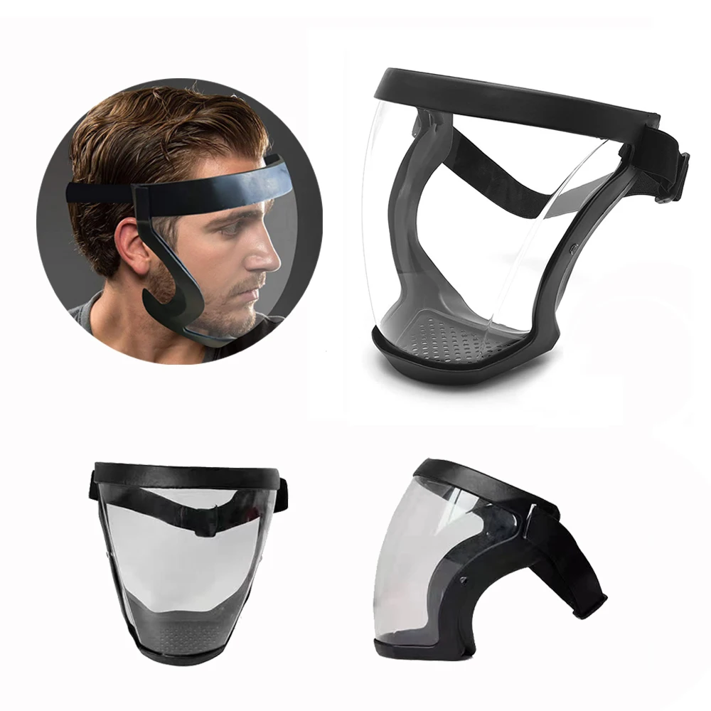 Kitchen Tools Oil-splash Proof Mask Oil-Proof Eye Facial Shield Smoke Face Cover Protection Transparent Accessories | Дом и сад