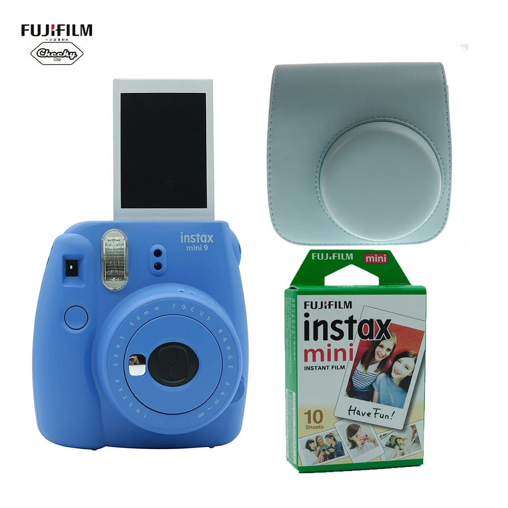 

Fujifilm INSTAX Mini 9 Instant Camera Film Gift Bundle mini9 Birthday Christmas New Year Gift Camera Film Bag +10 Sheet