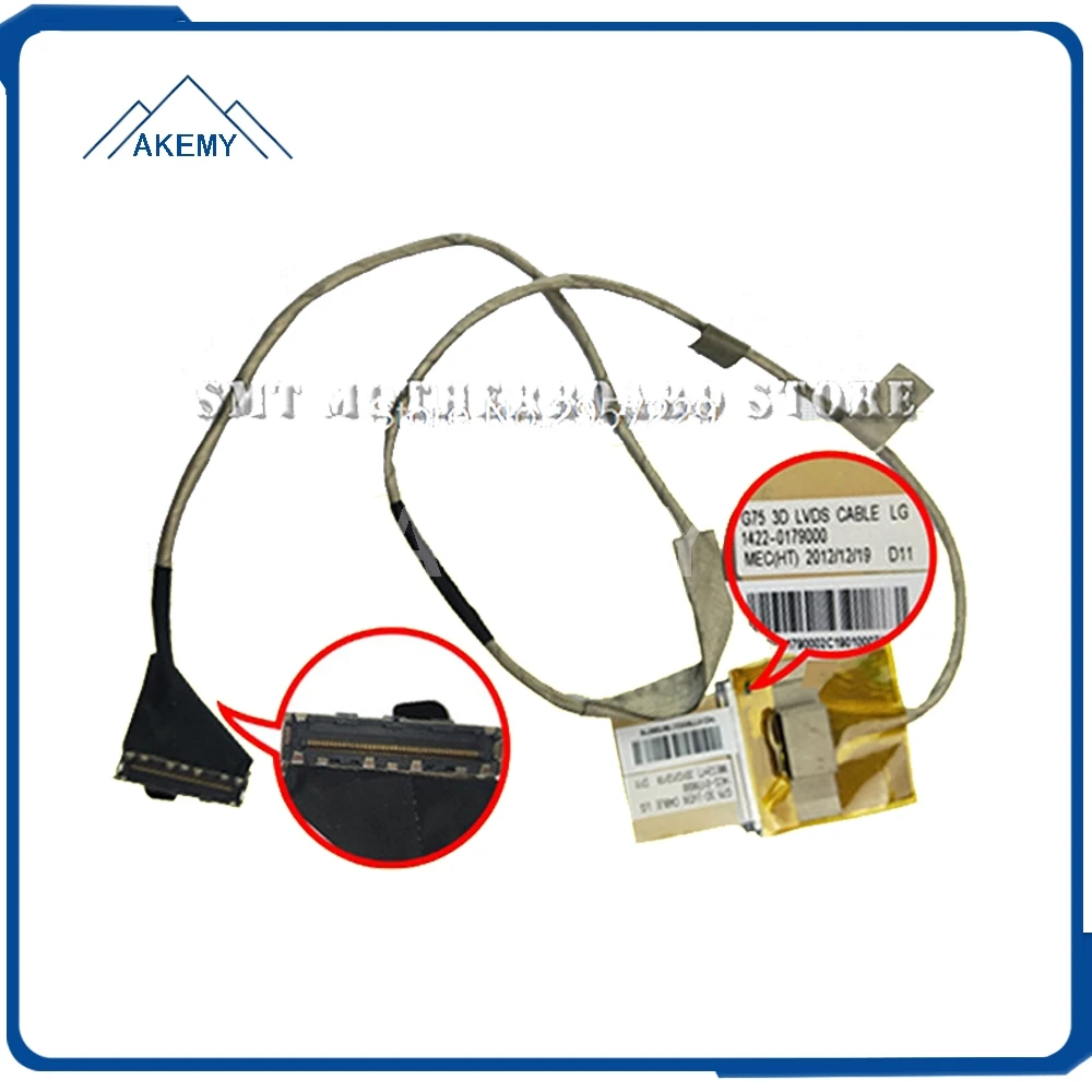 FOR ASUS G75 G75V G75VW G75VX Laptop 3D LCD cable LVDS Cable Video Screen Line 