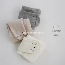 Осень г., Детские хлопковые леггинсы с милым рисунком кота универсальные повседневные штаны для маленьких девочек от 0 до 2 лет