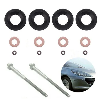 

14pcs Car Fuel Injector Seal Washer O Ring Kits for Ford Transit MK7 2.2 Injector Clamp Bolts Auto Repair Kit Accessories