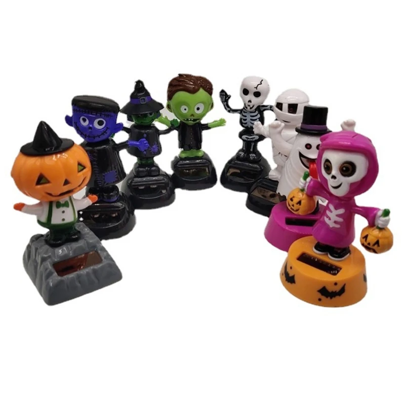 Solar Powered Dancing Halloween Swinging Animated Bobble Dancer Toy Car Decor Solar Creative Swinging Shaking Ornaments 2 Solar Powered Dancing Halloween Swinging Animated Bobble Dancer Toy Car Decor Solar Creative Swinging Shaking Ornaments 2