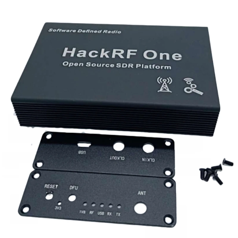 Черный алюминиевый чехол для HackRF One SDR | Мобильные телефоны и аксессуары