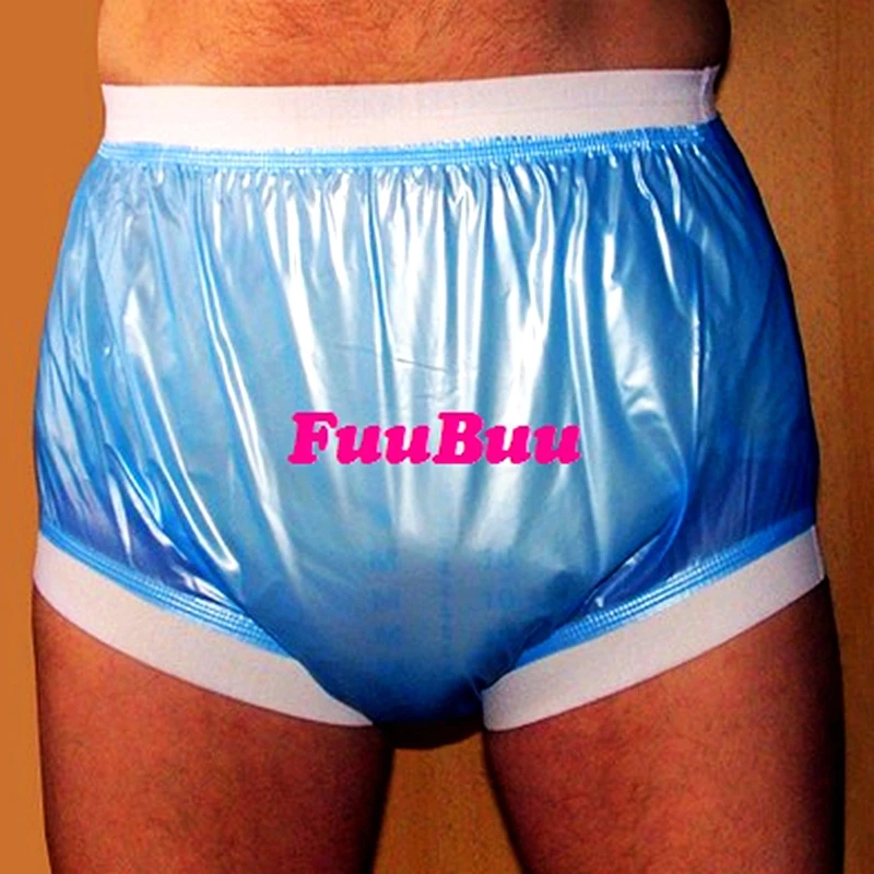 Free Shipping FUUBUU2207-Blue-XXL-1PCS Wide elastic pants/The old man of diapers/Waterproof shorts/Incontinence products