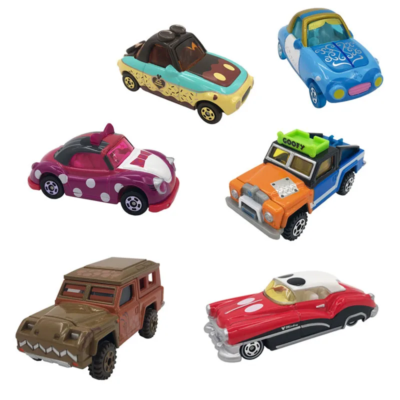 7 см Disney Pixar Cars Молния Маккуин Микки Минни Винни Золушка автомобиль тыквы Литья