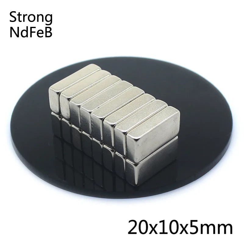 5/10/20/30/50pcs neodymium magnet 20x10x5mm N35 Small Square Permanent NdFeB Super Powerful Strong Magnetic Magnets For Crafts