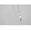 Silver 925 Jewelry Double Layer Square Box Simple Necklace For Women choker S-N194 ► Photo 3/6