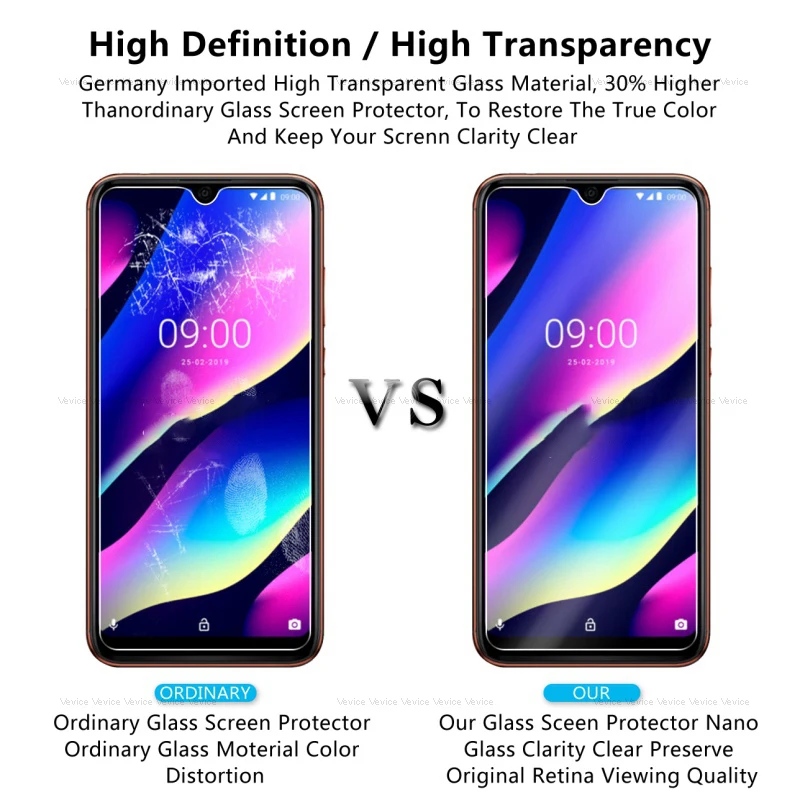 Прозрачная пленка из закаленного Стекло для Wiko Y50 Y60 Y70 Y80 вида 3 3Lite 3Pro Чехол-книжка Lenny 4 Plus Lenny5 Robby 2 Sunny4 Jerry4 Экран протектор