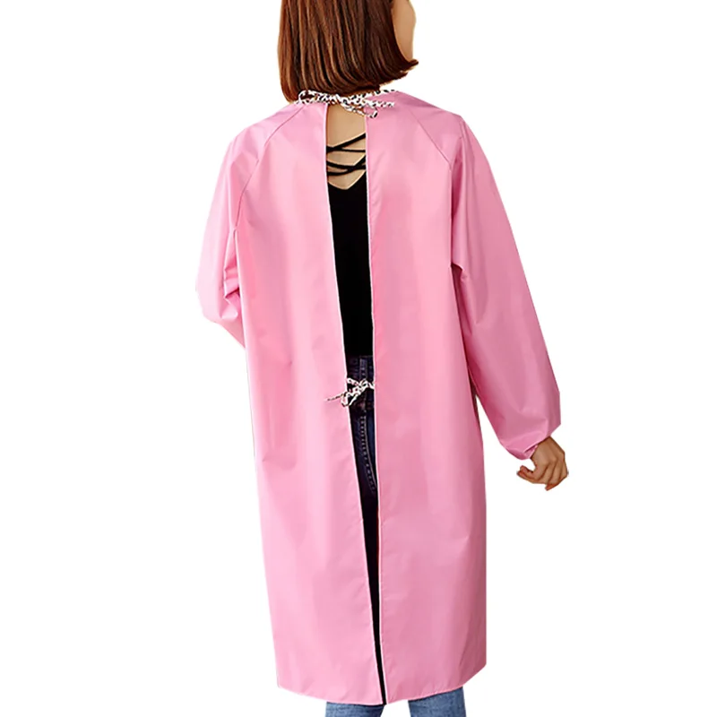 Senyue модная водонепроницаемая и маслостойкая защитная одежда с длинным рукавом, рабочая одежда для взрослых, Женский фартук