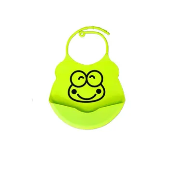 

3D Waterproof disposable Wash Unisex Kids Silicone Baby Wore Dinner Bag Cute Comfy Bibs Feeding Safe Neck Catch Adjustable